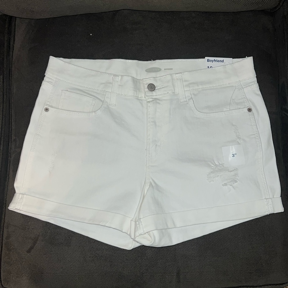 Old Navy White Denim Shorts